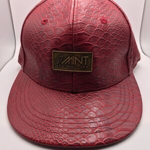 MINT Croc Printed Leather Hat